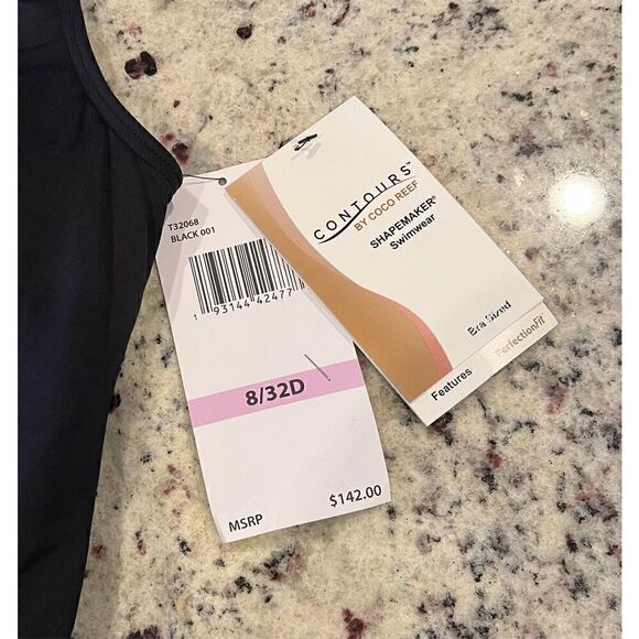 Coco Contours Rosaline One Shoulder Sarong One Piece Swimsuit - Picture 5 of 6